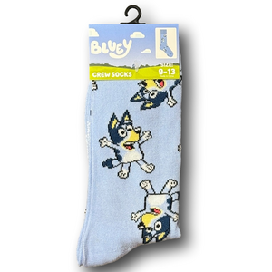 3/$20 Bluey Funny Novelty Crew Socks - NWT